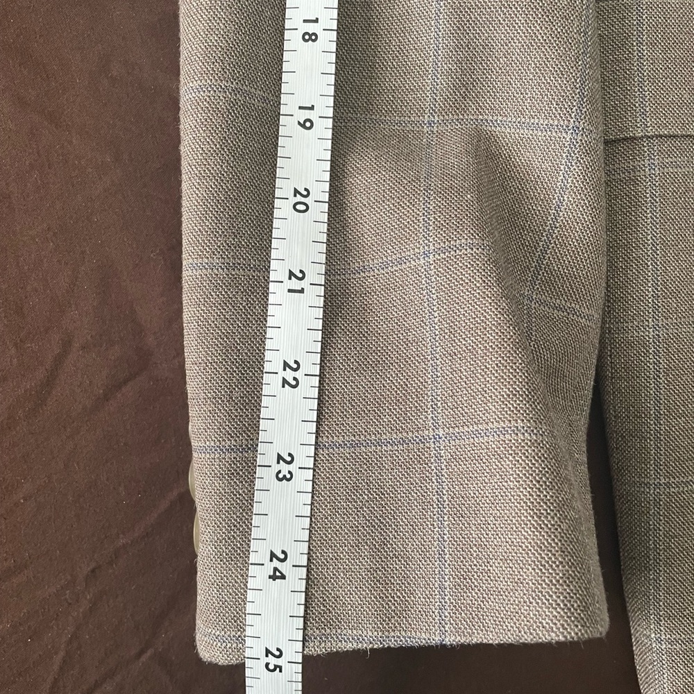 NWOT BLACK BROWN 1826  Two Button Mens Sports Jacket Blazer 44R - Picture 12 of 14